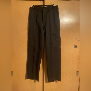 Black Cargo Work Pants, Weather Proof